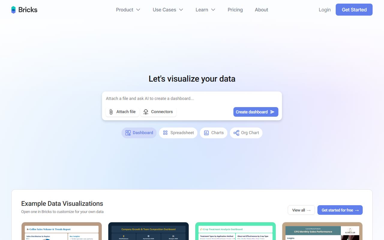 Bricks AI 界面截图