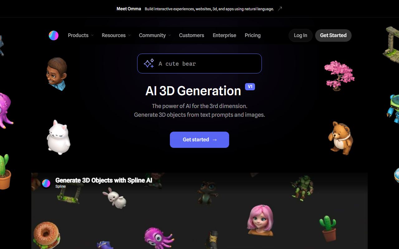 Spline AI 界面截图
